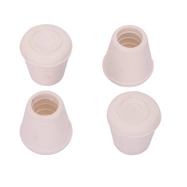 ProSource FE-50641-B Furniture Leg Tips, White, 1 2 Inch on Sale