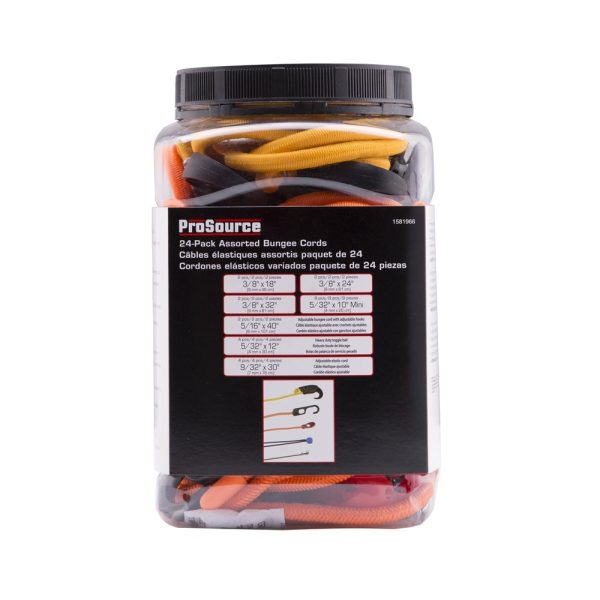 ProSource FH64076 Bungee Stretch Cord Set, Polypropylene Online Hot Sale - Image 2