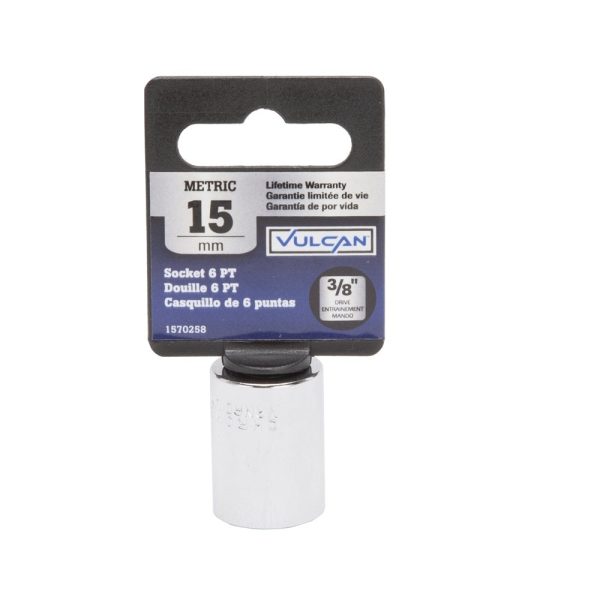 Vulcan MT6499420 Standard Drive Socket, 15 MM For Discount - Image 2