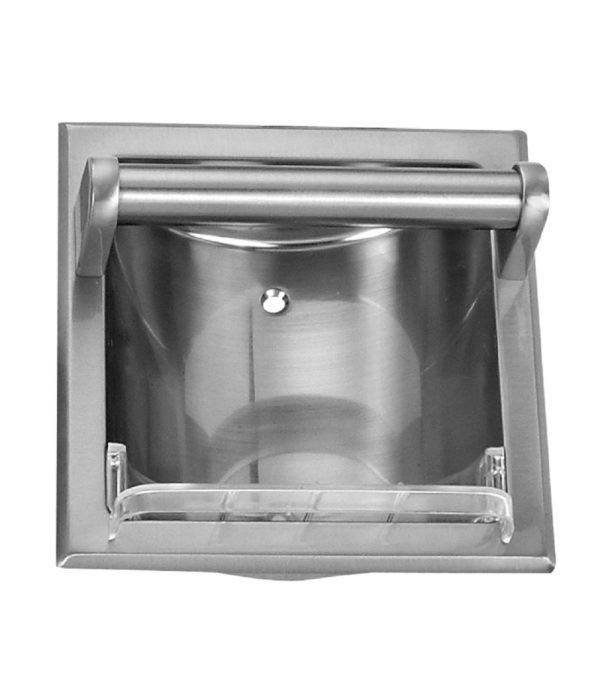 Boston Harbor 770H-07-SOU Soap Holder and Grab Bar, Brushed Nickel Supply