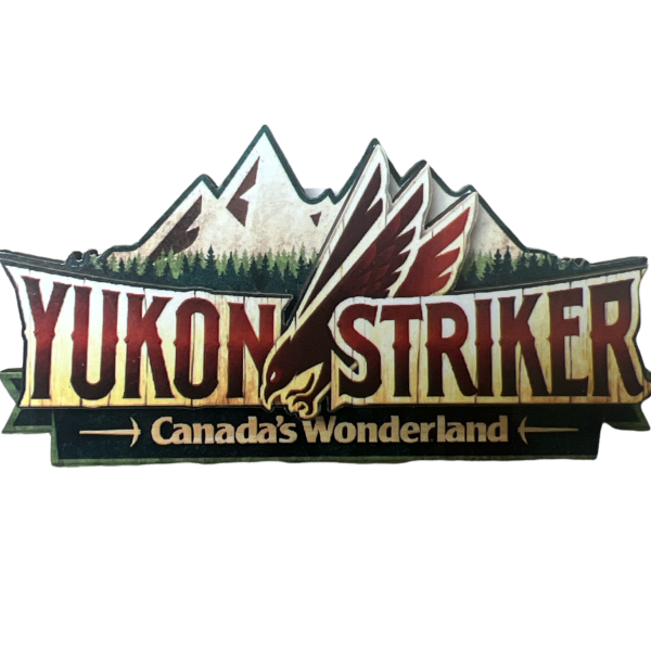 Canada s Wonderland Yukon Striker Logo 2D Magnet Hot on Sale
