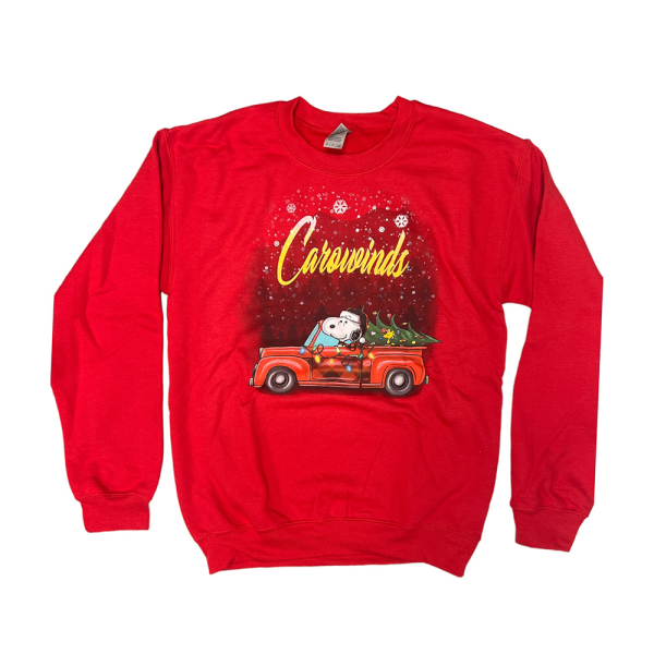 PEANUTS® Carowinds Snoopy Holiday Sweatshirt Hot on Sale