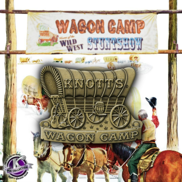 Knott s Berry Farm Wagon Camp Collectible Pin Cheap