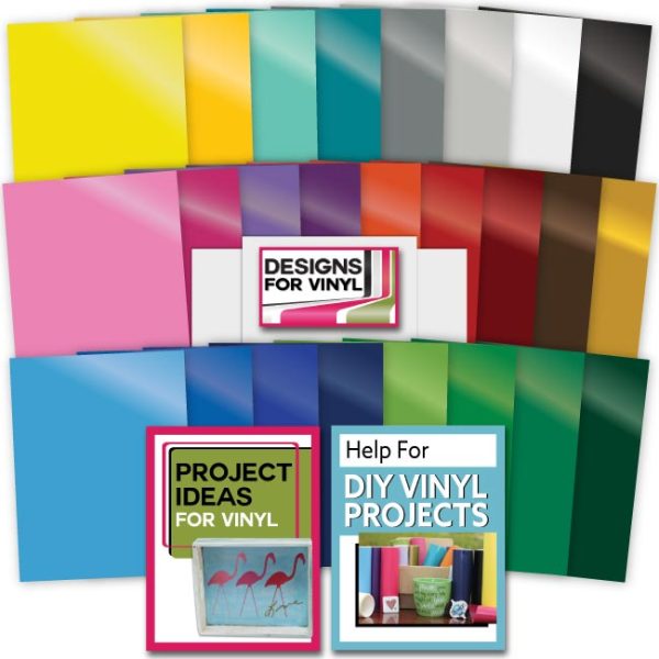 25 Rainbow Oracal 651 Permanent Vinyl Pack, Designs, Tutorials & Projects Cheap
